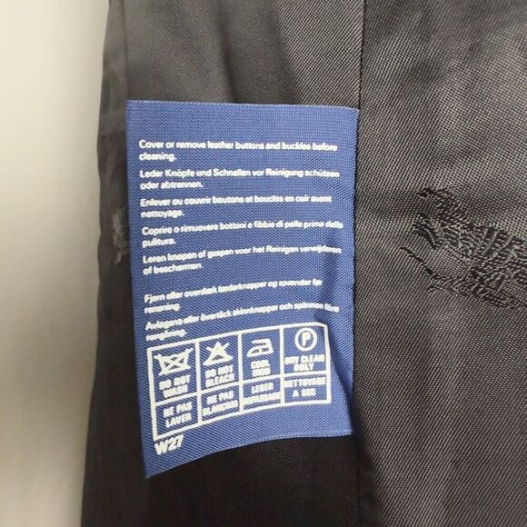 Burberry Wool/Alpaca Black Abaya Hooded Trench Coat - Women’s 6L - Picture 15 of 16